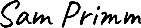 Sam Primm signature